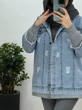 کت جین کلاهدار درین