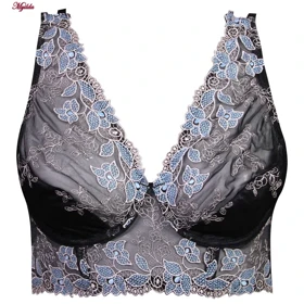 ست شورت و سوتین زنانه برتا مدل فنردار گلدوزی کد 4734-1021