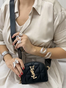 کیف مینی بگ اسپارتا (طرح وای اس ال مشکی)