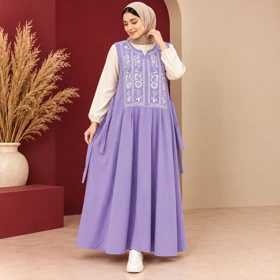 سارافون نخ لینن یقه چاپ الهه کد 6072