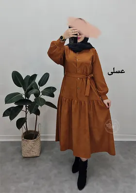 پیراهن مانتویی ساتیا