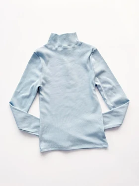 بلوز زنانه کبریتی یقه هفت سانتی نیم زیپ