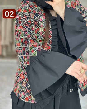 کت سوزن دوزی لینن