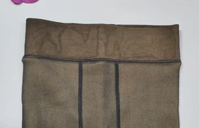 جوراب شلواری سه بعدی (مشکی داخل خز رنگ پا) کد 40135