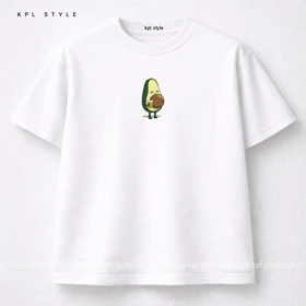 تیشرت مدل Avocado قواره باکسی | %100 پنبه گرم بالا کد 1233