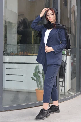 خرید عمده کت و شلوار زنانه پارچه دیپلمات قیمت عمده 540 تومن