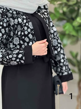 ست کت طرح دار و سارافون
