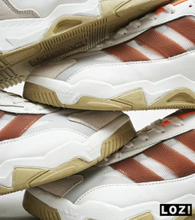 کفش کتانی مردانه سفید نارنجی ADIDAS niteball 2.0