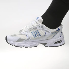 کفش و کتانی مردانه و زنانه مدل نیوبالانس 530 رنگ سفید سرمه ای کد 47248