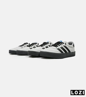 کفش کتانی مردانه طوسی مشکی ADIDAS Samba
