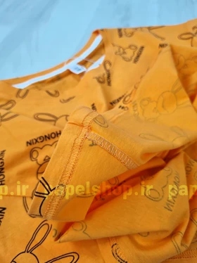 کراپ یقه گرد طرح خرگوش