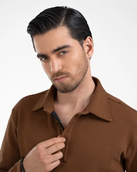 ام کی کالکشن پلیور mk-21841-brown