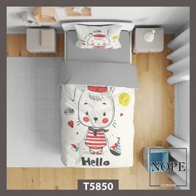 روتختی کودک طرح بچگانه HELLO مدل T5850