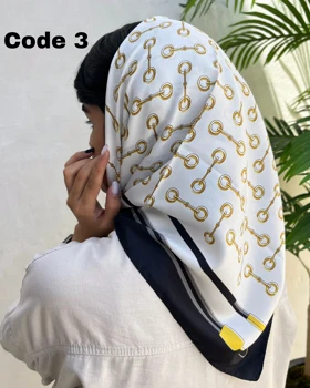 مینی اسکارف ابریشم توییل 4078
