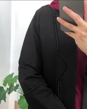 مانتو مروارید مزونی لمه