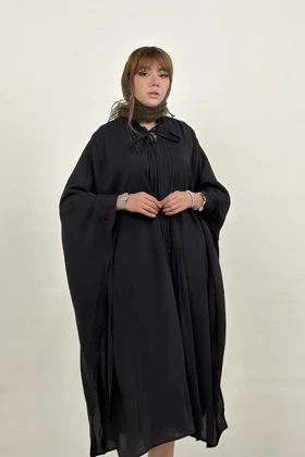 کفتان پانچ رگه دوزی (مشکی)