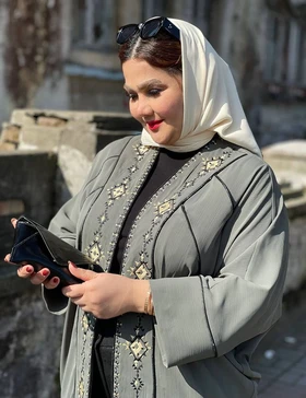 مانتو گلدوزی سولین کد : 7596
