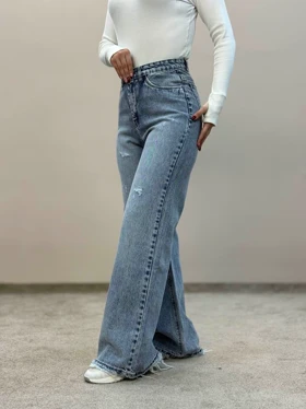 شلوار جین فلربگ اسیدشور8193