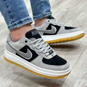 کفش کتانی اسپرت مردانه رنگ طوسی مدل نایک NIKE AIR FORCE