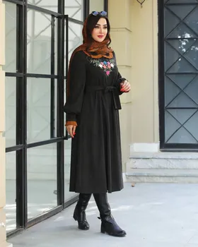 پیراهن مخمل گلدوزی کد 2183