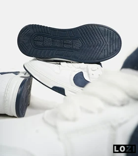 کفش کتانی مردانه و زنانه سفید سرمه ای نایک NIKE AIR FORCE