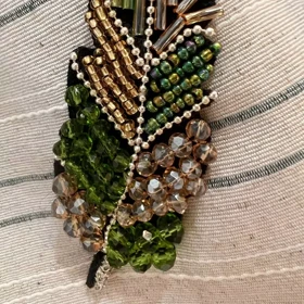 کت لینن جواهر دوزی لینن