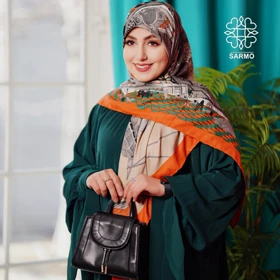 روسری ابریشم توییل شهر