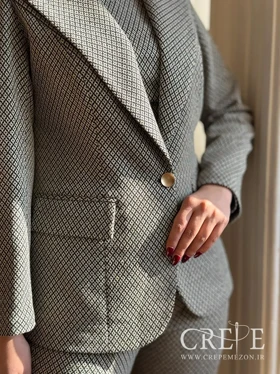 کت شلوار و بلوز لمه ترک