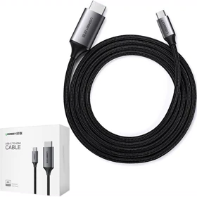 کابل تبدیل تایپ‌سی به HDMI یک و نیم متری یوگرین ugreen MM142 50570