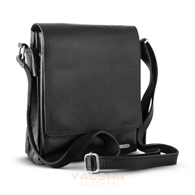 کیف دوشی مردانه چرم یلسان مدل رادمان کد 044-MC
