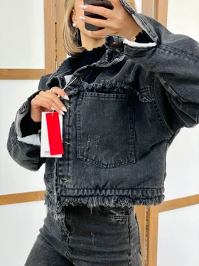 کت جین داخل خزدار