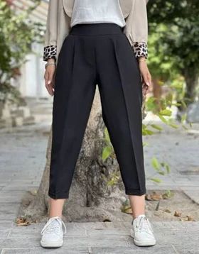 شلوار مام استایل دمپا پاکتی کد 30175