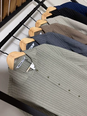 پیراهن راه راه مردانه 2613