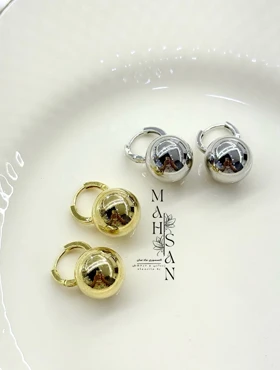 گوشواره مینیمال جذاب رنگ گلد