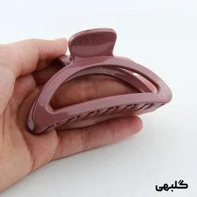 کلیپس دخترانه مدل صخره ای دو رنگ کوچک (گلبهی)
