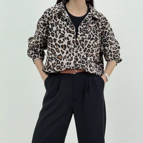 شومیز پلنگی زنانه