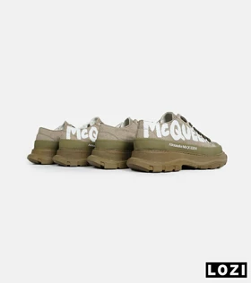 کفش کتانی نیم ساق سبز Alexander McQueen