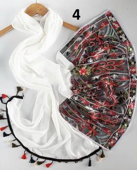 شال سوزندوزی نخی