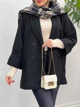 پالتو چهاردکمه یقه آرشال