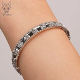 دستبند النگویی استیل طرح ونکلیف