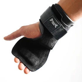 مچ بند چرمی بوفالو ترکیبی پد دست بند لیفت چرمی مشکی