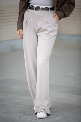 شلوار زنانه بزایاق کمر کش بافت