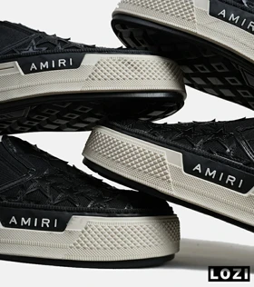 کفش اسنیکرزونس مشکی Amiri Stars