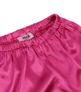 ست شورتک و تاپ بندی و اسکرانچی ساتن anamax آنامکث کد 024 طرح خرگوش