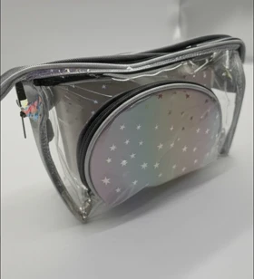 کیف لوازم آرایش سه تیکه ستاره ای
