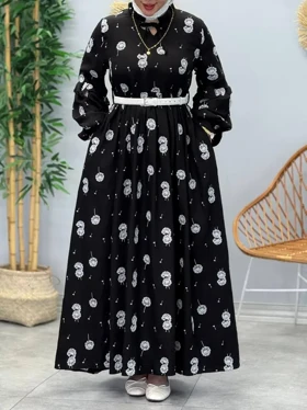 3471- پیراهن گلدوزی روژین