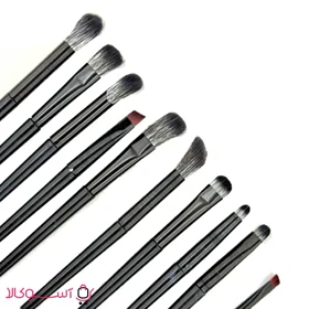 ست براش ده تیکه دسته مشکی