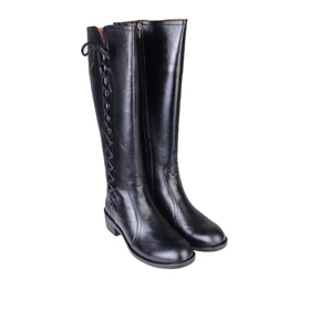 بوت چرم بندی بلند زنانه 336