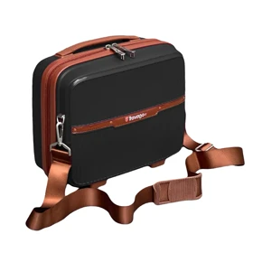 چمدان نشکن تراولگو مدل TRAVEL GO - TV7575 TRIP TIME SERIES سری 4 عددی ( به همراه چمدان آرایشی هدیه ) (آبی نفتی)