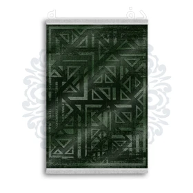 فرشینه از جنس پارچه هازان مخمل ترک طرح سنتی و مدرن برند دفه کد DAMG161